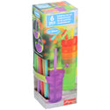 Cuisine Elegance Drinking CupWith Straw 6pc 387ml