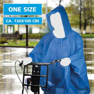 Lifetime Poncho 130x100cm Blue Disposable Thickness: 0,100mm