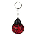 Squish ball mesh keychain 5as (Random color)