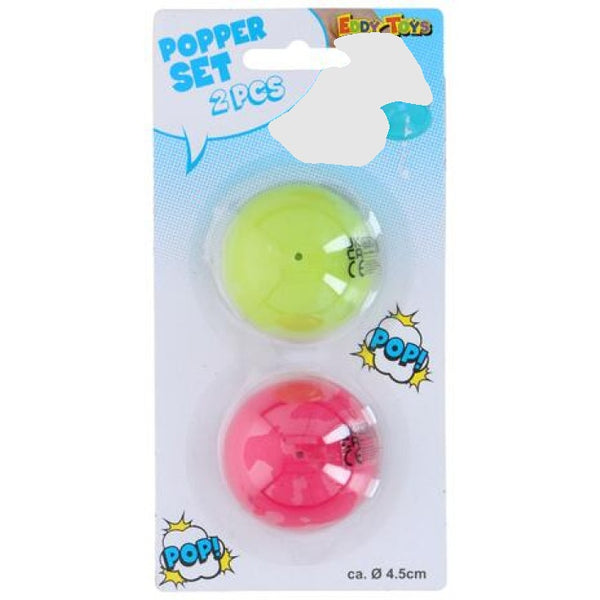 Popper set 2pc 4.5x2.5cm (Random color)
