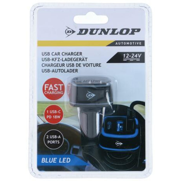 Car charger 2xUSB A + USB C