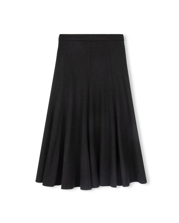Mallory And Merlot Girls Mood Wool Paneled Skirt Black