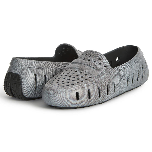 Floafers Women Shoes Black Denim