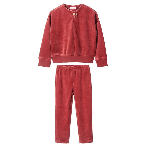 Dinky Baby 2Pc Robe Raspberry