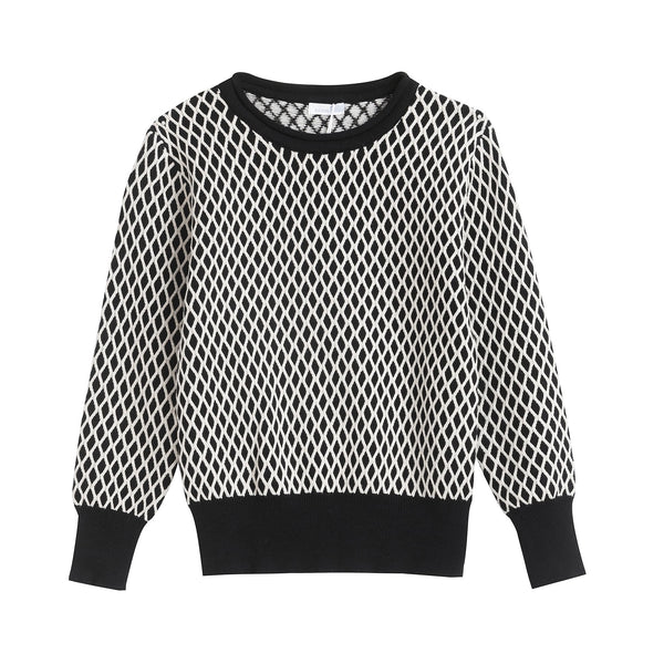 Banim Boys Jumper Black & Cream