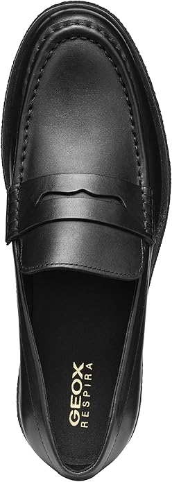 Geox UOMO Men Black Slipon Shoes