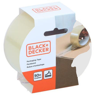 Black+Decker Packing Tape 48mmx50mtr Transp
