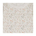 Mon Tresor Baby Botanical Girls Footie Ivory & Pink