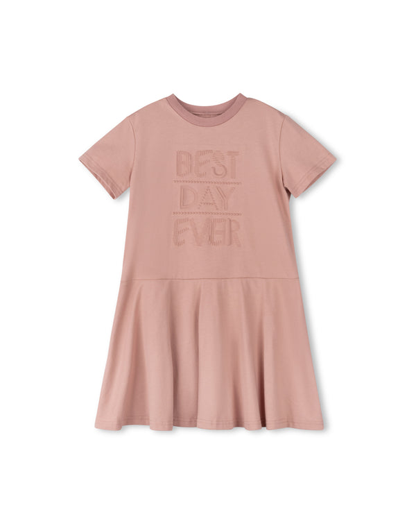 Cabana Girls Best Day Ever Drop Waist Dress Mauve