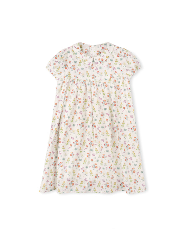 One Child Girls Bloom Floral Flowy Dress 3/4 SLEEVES