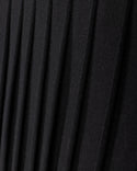 Lilou Girls Detail Seam Top Knit Pleated Skirt Black