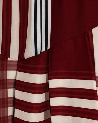 Mallory and Merlot Girls Checked Pleated Hem Skirt Plaid