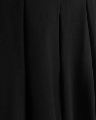 Vibe Girls Ponti Paneled Midi Skirt Black