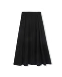 Vibe Girls Ponti Paneled Midi Skirt Black