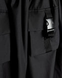 Vibe Girls Buckle Waist Pocket Skirt Black