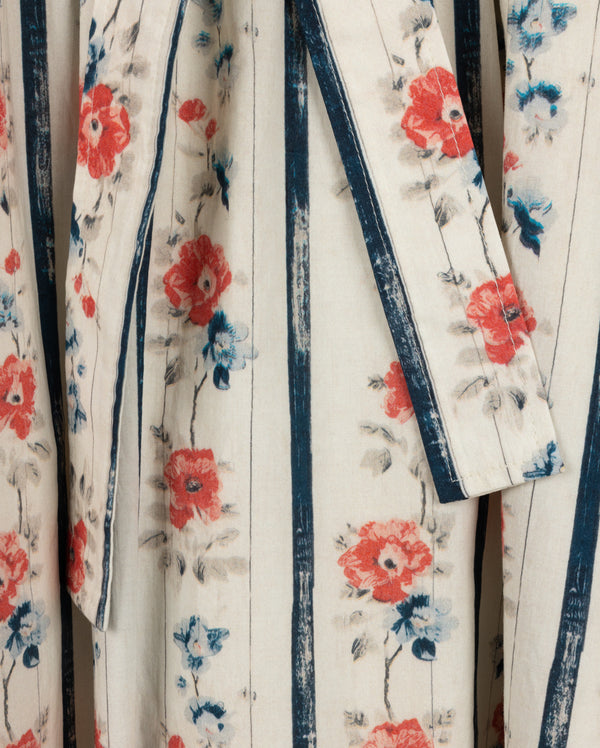 Mallory and Merlot Girls Benny Pleat Midi Floral Print Skirt Floral