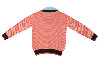 Dr. Kid Boys Knitt/Woven Sweater Red