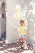 Kix Boys Raw Edge Sweatshirt Lemon