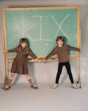 Kix Boys Piping Detail Sweatshirt Brown