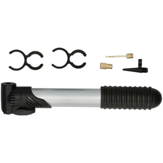 Dunlop Bicycle Mini Pump With Brackets And 3x adaptors