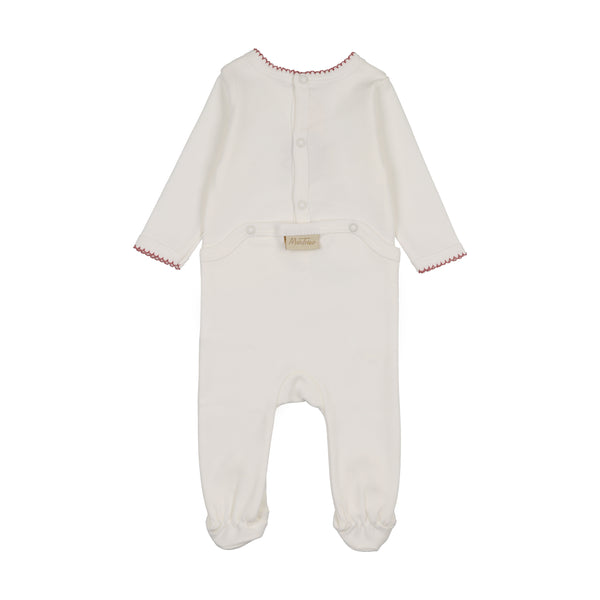Mon Tresor Baby Geo-Floral Layette Set Ivory & Rose