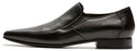 Alfredo Mens Black Leather Shoe