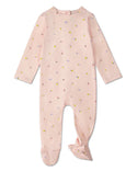 Minimoi Baby Blossoming Florals Footie Blush