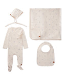Minimoi Baby Lighthouse Pointelle 4 Pc Footie Set WW
