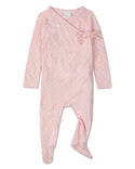Minimoi Baby Little Hearts Pointelle 3 Pc Footie Set Pink