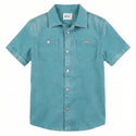 Kix Boys Denim Shirt Teal