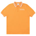 Kix Boys Barcode Print Short Sleeves Polo Orange