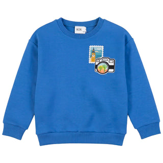 Kix Boys Travel Sweatshirt Blue