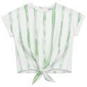 Kix Teen Striped denim T-shirt White/Green