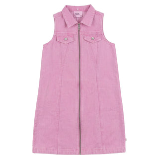 Kix Girls Pink Denim Jumper