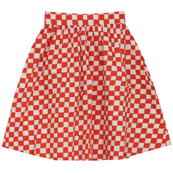 Kix Teen Picnic Gingham Set Red/White