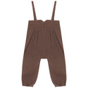 Kix Baby Yoke Detail Denim Romper Brown Denim