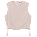 Kix Girls Cropped Side Ties Vest Pink