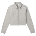 Kix Girls Cropped Shirt Grey