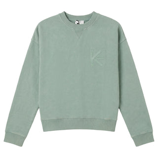 Kix Girls Logo Embroidered Sweatshirt Mint
