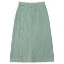 Kix Girls Side Button Down Skirt Mint