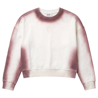 Kix Teens Fade Effect Sweatshirt Burgundy