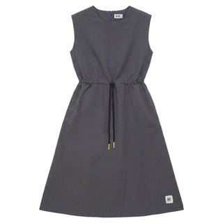 Kix Teens Drawstring Waist Dress Grey