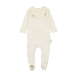 Mon Tresor Baby Knitted Nobility Boys Footie Ivory
