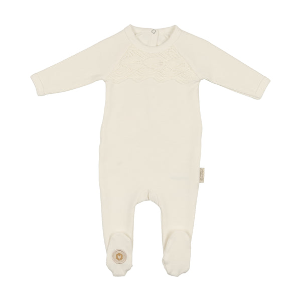 Mon Tresor Baby Look Of Lace Layette Set Ivory