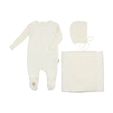 Mon Tresor Baby Luxe Texture Layette Set Ivory