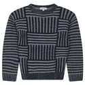 Blumint Boys Knit Stripe Sweater Navy