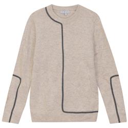 Mann Boys Contrast Detail Sweater Oat