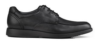 Marchée Flat sole lace mans Black Shoe