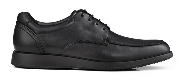 Marchée Flat sole lace mans Black Shoe