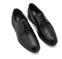 Marchée Flat sole lace mans Black Shoe